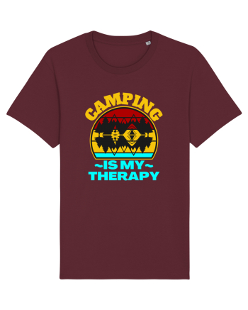 Camping Is My Therapy Burgundy
