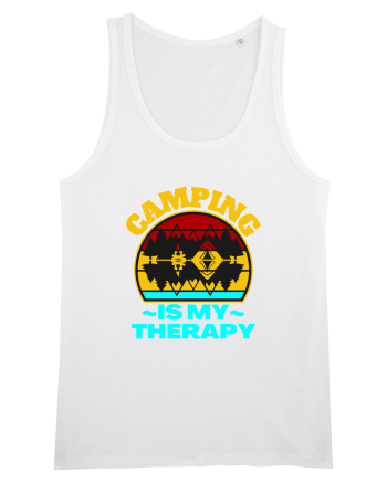 Camping Is My Therapy White
