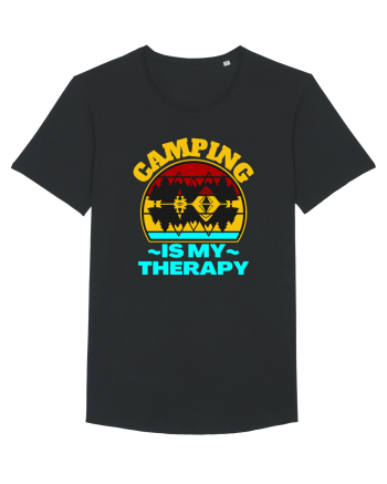 Camping Is My Therapy Black
