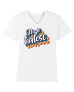 Nu te halesc Tricou mânecă scurtă guler V Bărbat Presenter