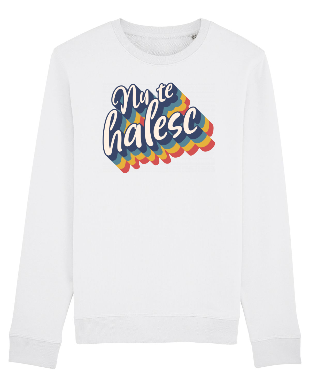 Bluză mânecă lungă Unisex Rise White