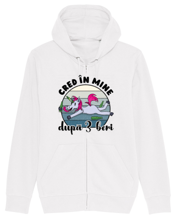 Cred în mine după 3 beri v2 - grunge White