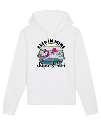Cred în mine după 3 beri v2 - grunge White