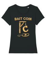 Bait Coin Tricou mânecă scurtă guler larg fitted Damă Expresser