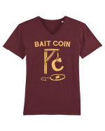 Bait Coin Tricou mânecă scurtă guler V Bărbat Presenter