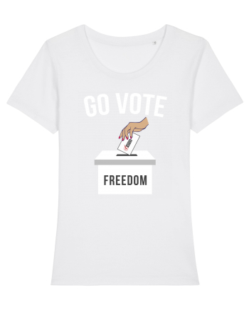Go Vote Freedom White