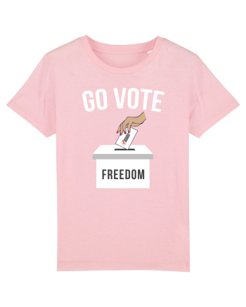 Go Vote Freedom Cotton Pink