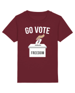 Go Vote Freedom Tricou mânecă scurtă  Copii Mini Creator