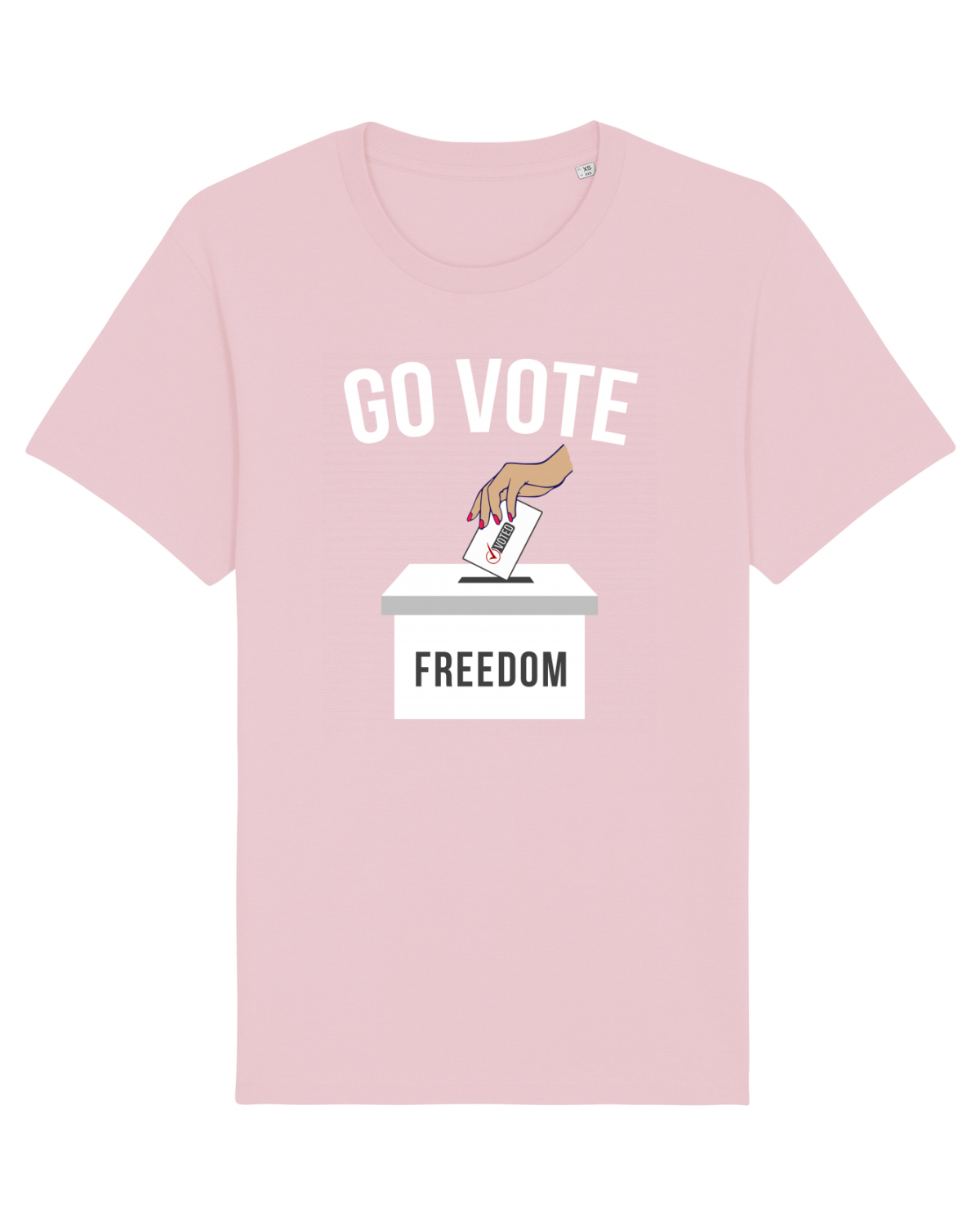 Tricou mânecă scurtă Unisex Rocker Cotton Pink