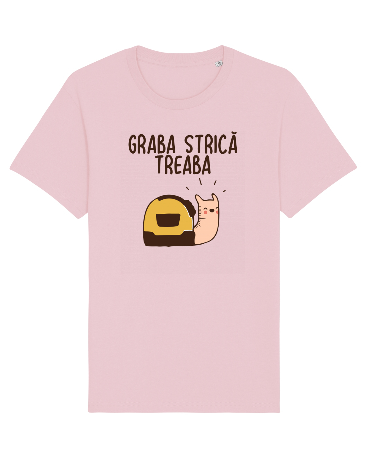 Tricou mânecă scurtă Unisex Rocker Cotton Pink