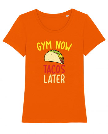 Gym now, Tacos Later Bright Orange