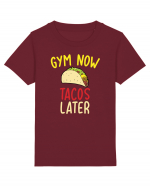 Gym now, Tacos Later Tricou mânecă scurtă  Copii Mini Creator