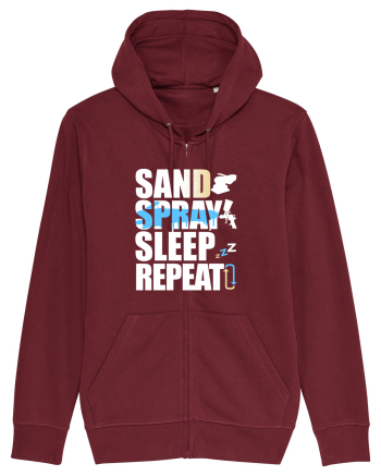 Sand Spray Sleep Repeat Burgundy