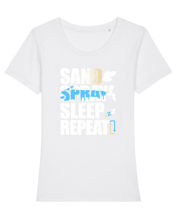 Sand Spray Sleep Repeat White