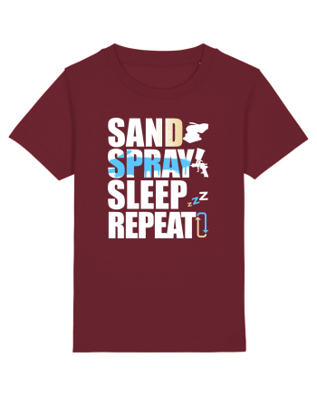 Sand Spray Sleep Repeat Burgundy
