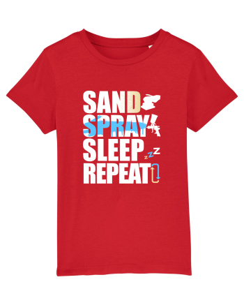 Sand Spray Sleep Repeat Red