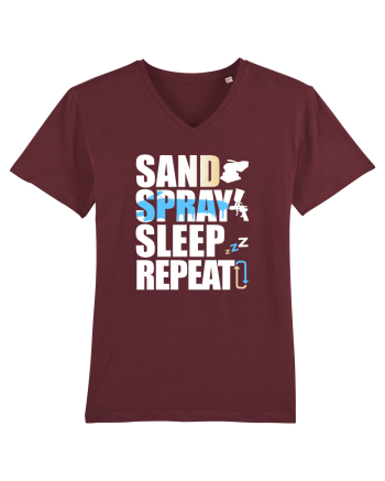 Sand Spray Sleep Repeat Burgundy