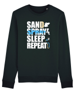 Sand Spray Sleep Repeat Bluză mânecă lungă Unisex Rise
