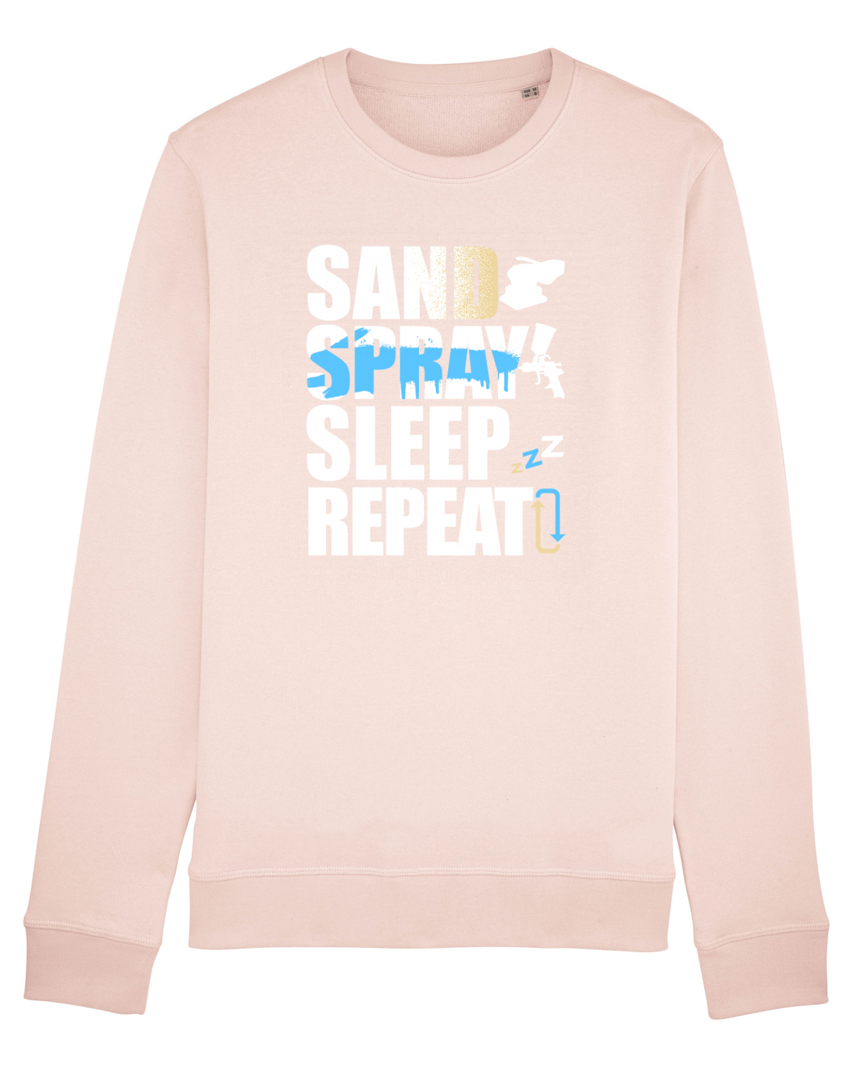 Bluză mânecă lungă Unisex Rise Candy Pink