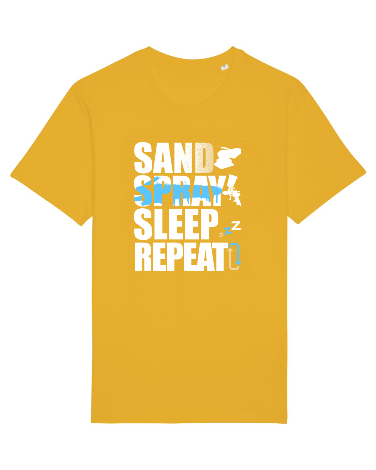 Tricou mânecă scurtă Unisex Rocker Spectra Yellow