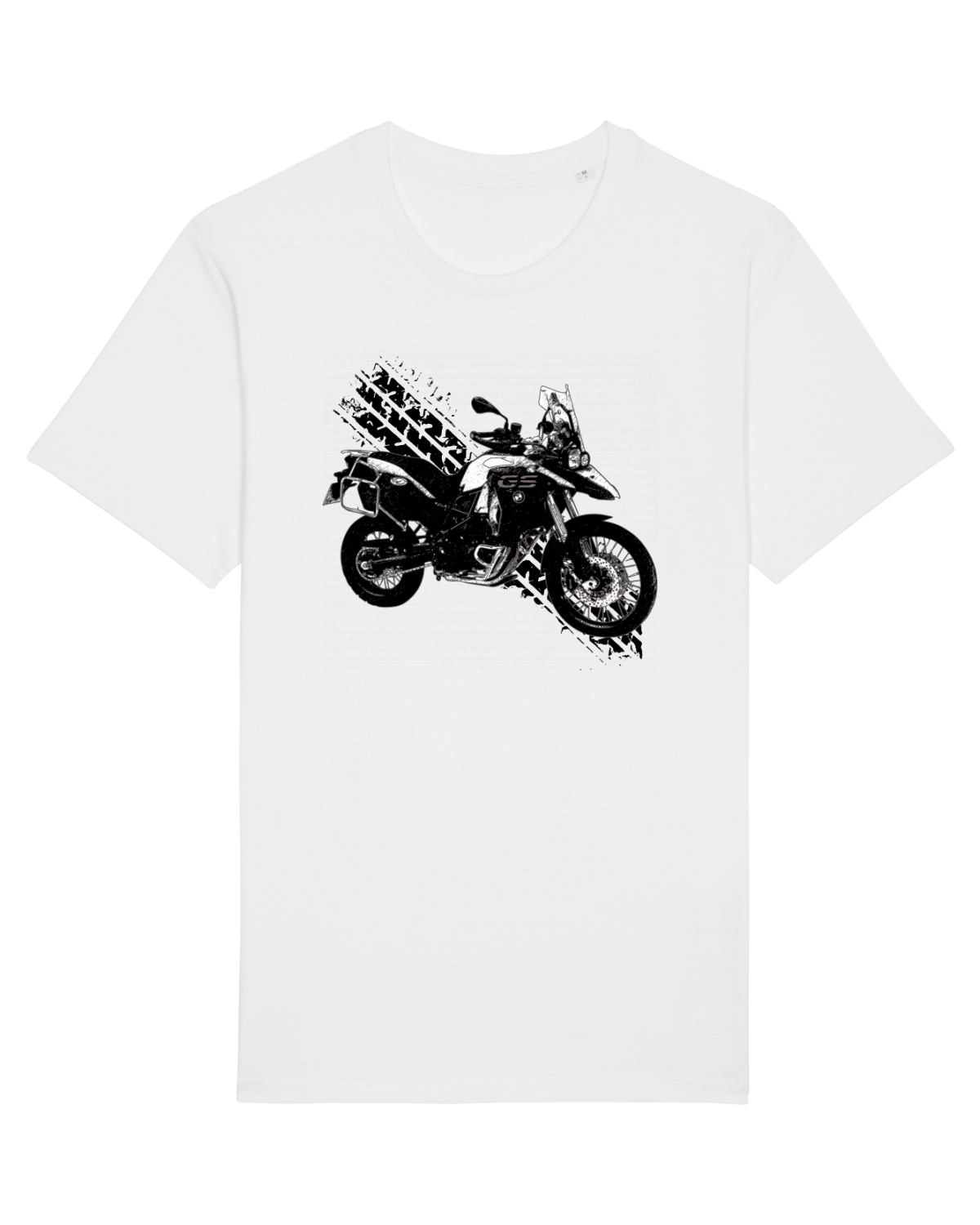 Tricou mânecă scurtă Unisex Rocker White