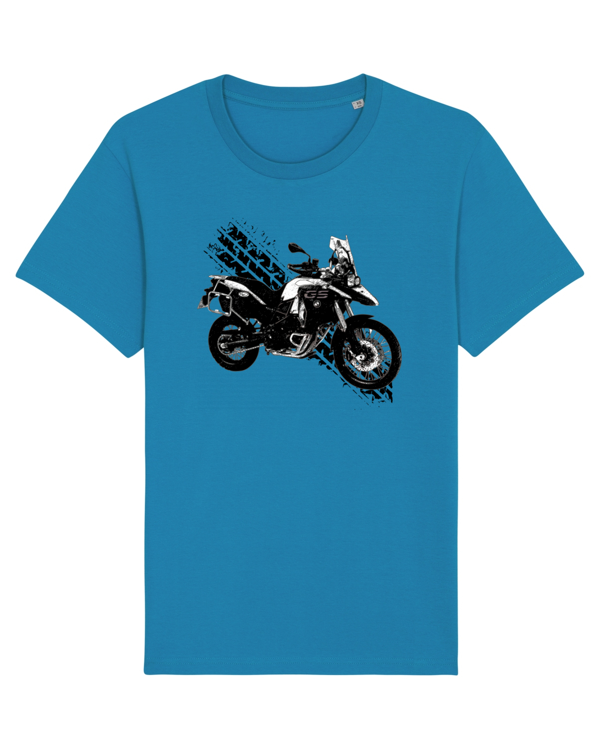Tricou mânecă scurtă Unisex Rocker Azur