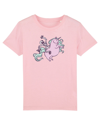 Călărind unicornii Cotton Pink