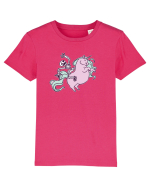 Călărind unicornii Tricou mânecă scurtă  Copii Mini Creator