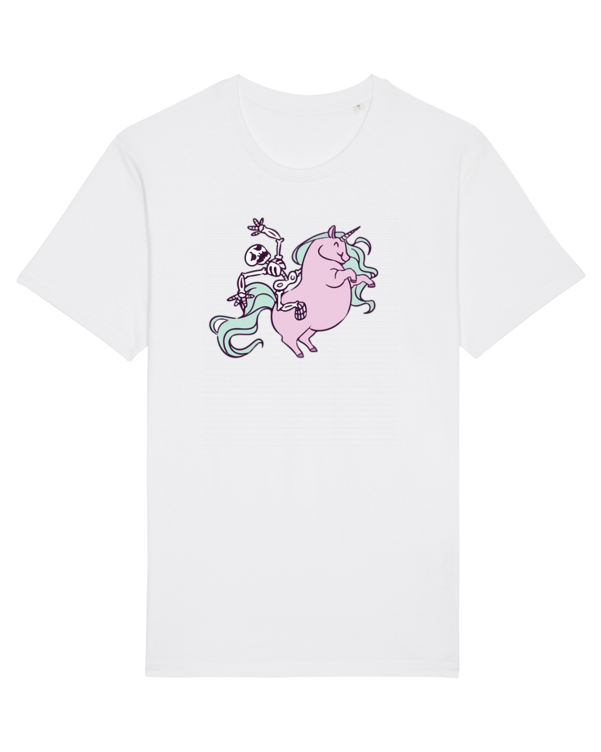 Tricou mânecă scurtă Unisex Rocker White