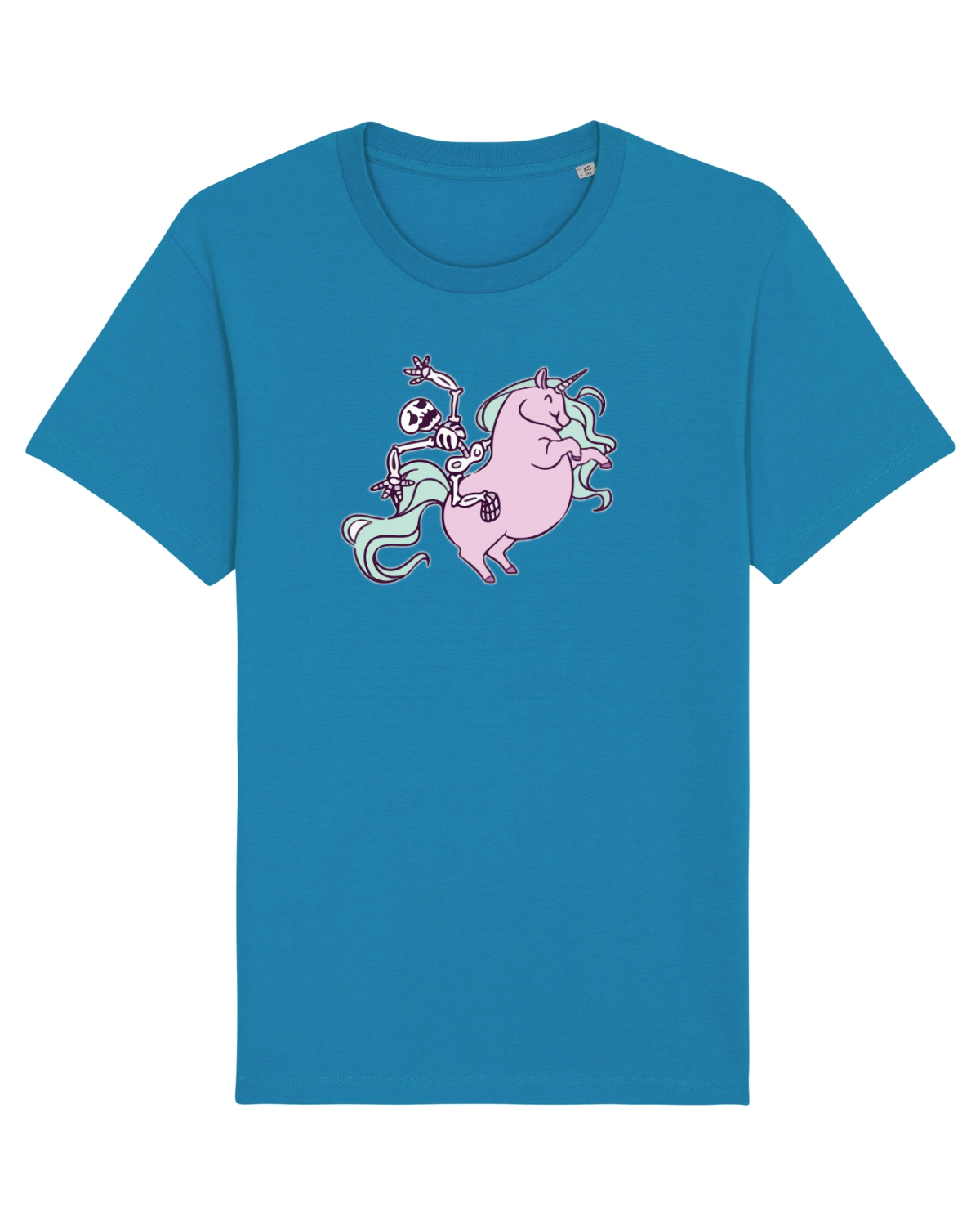 Tricou mânecă scurtă Unisex Rocker Azur