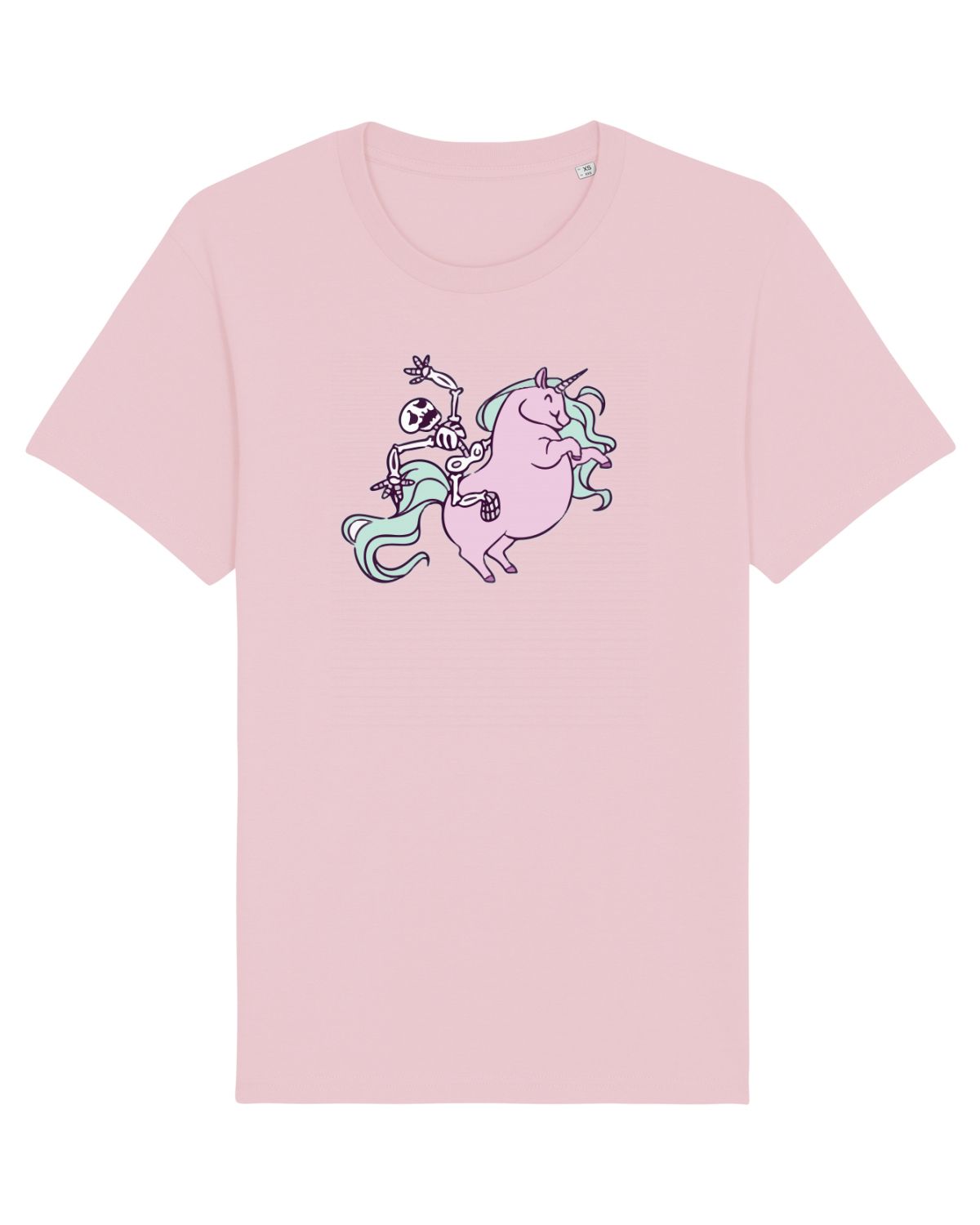 Tricou mânecă scurtă Unisex Rocker Cotton Pink