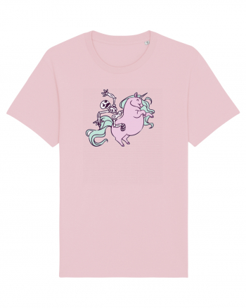 Călărind unicornii Cotton Pink