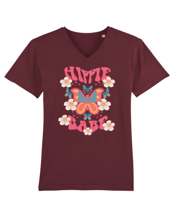 Hippie babe Burgundy