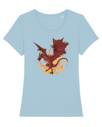 Design cu dragoni Sky Blue