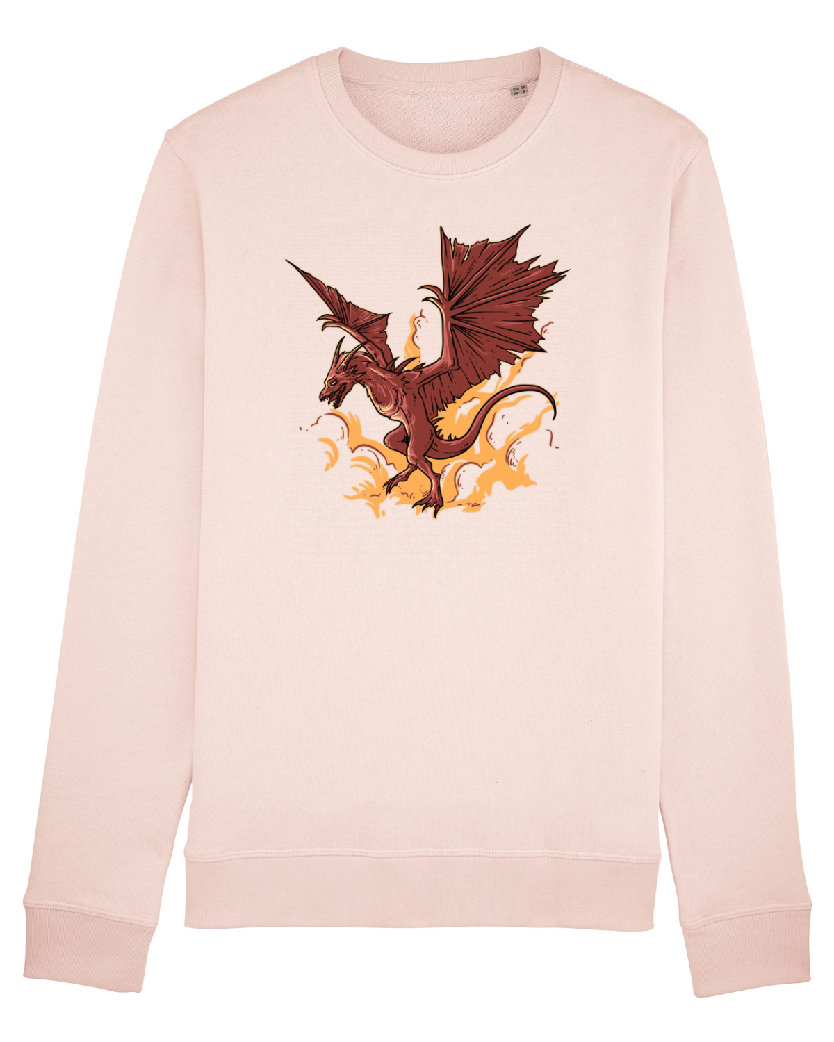Bluză mânecă lungă Unisex Rise Candy Pink