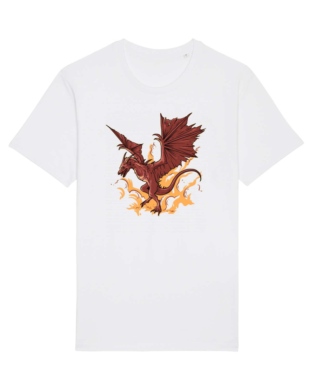 Tricou mânecă scurtă Unisex Rocker White