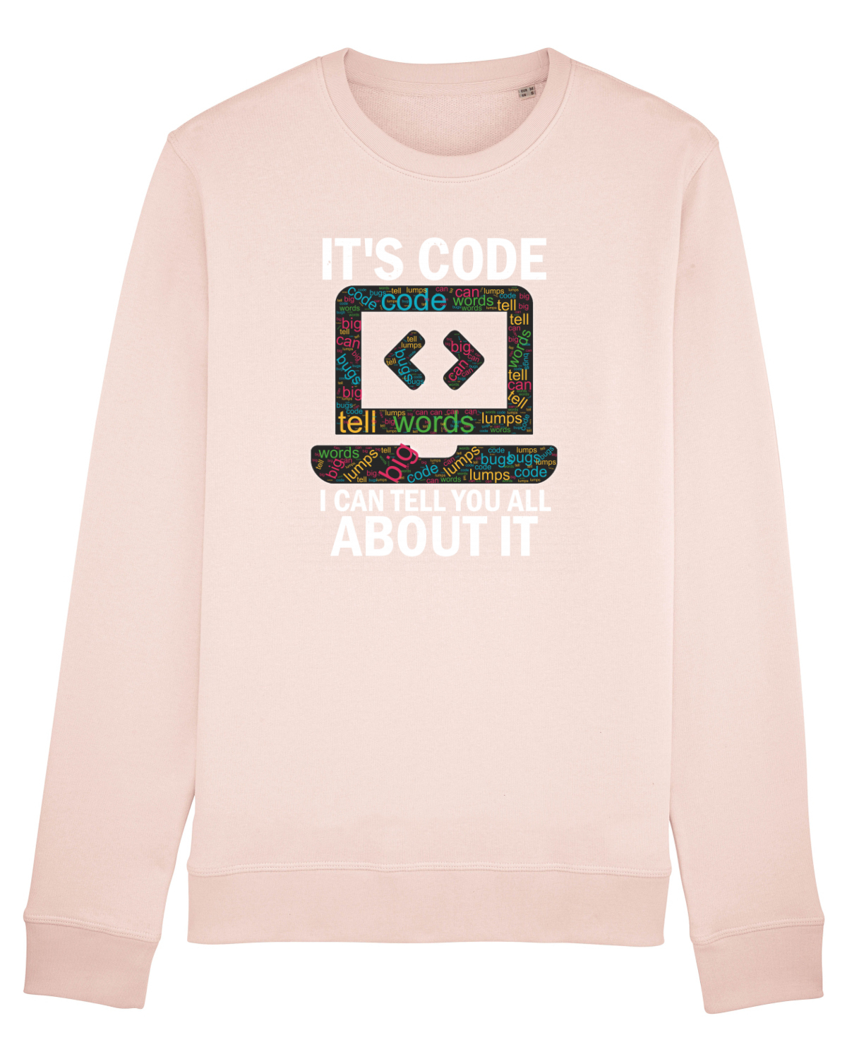 Bluză mânecă lungă Unisex Rise Candy Pink