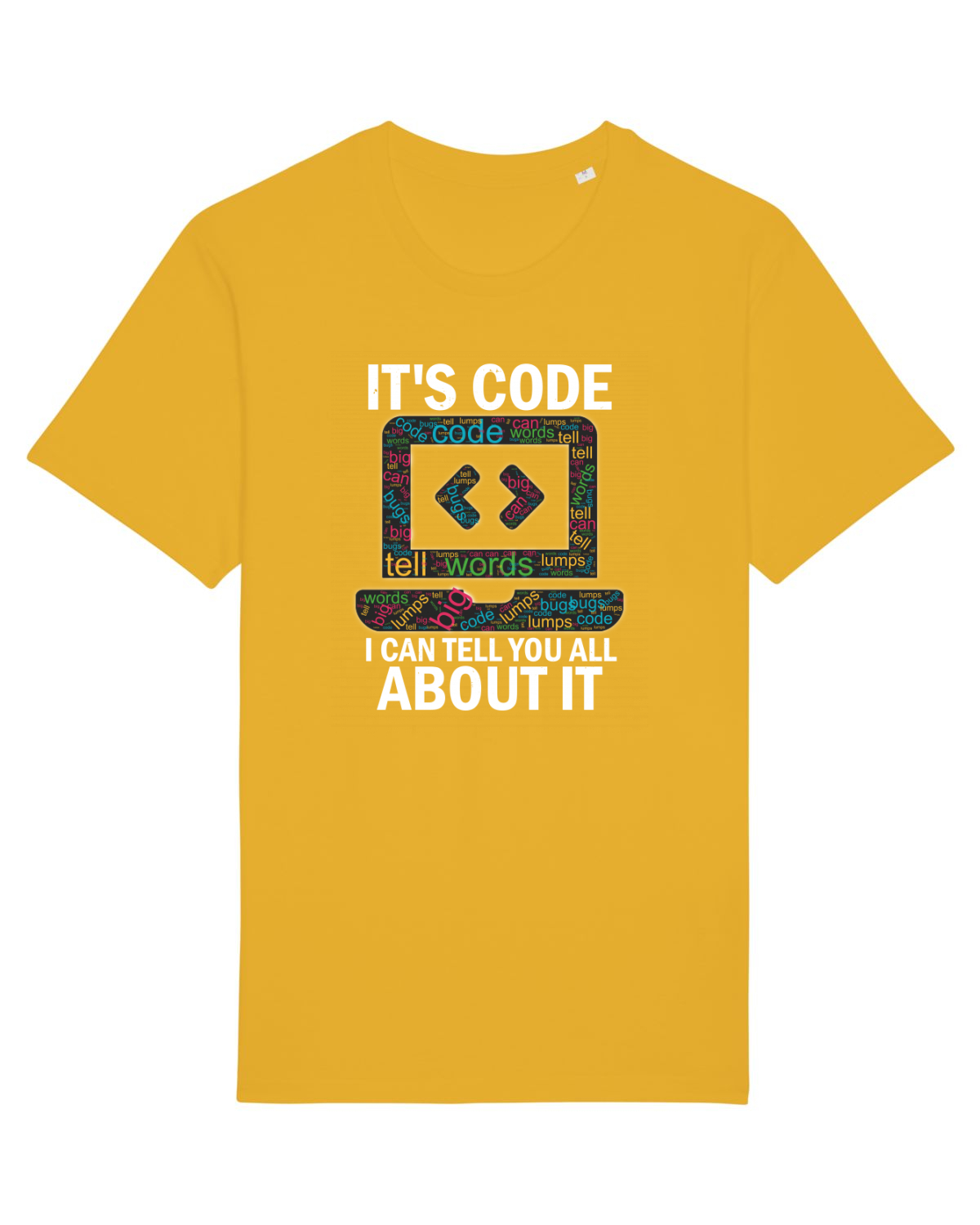 Tricou mânecă scurtă Unisex Rocker Spectra Yellow
