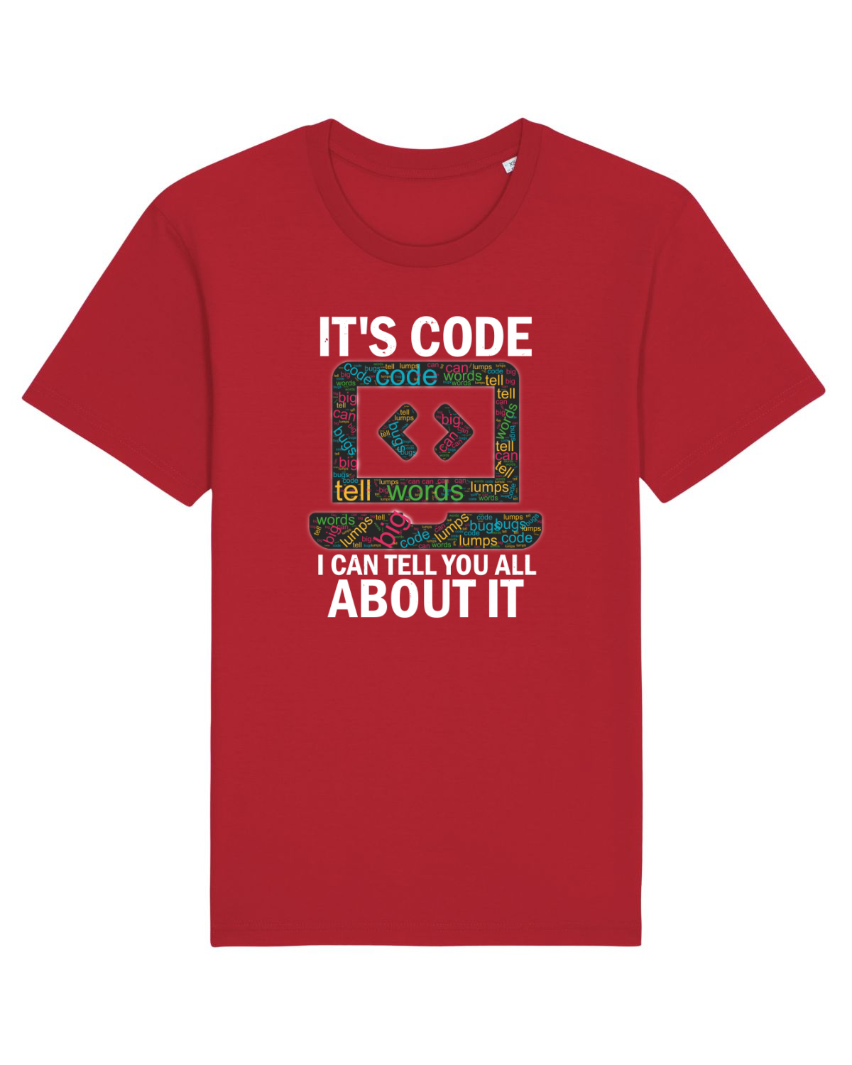 Tricou mânecă scurtă Unisex Rocker Red