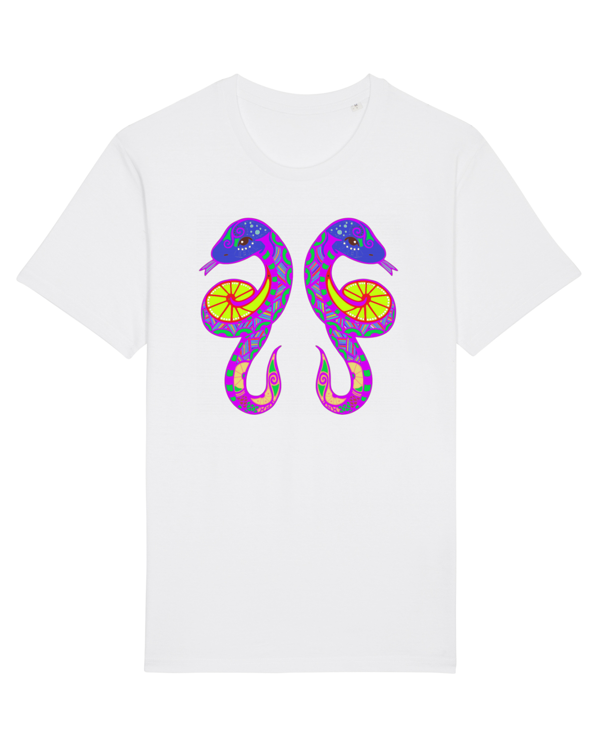 Tricou mânecă scurtă Unisex Rocker White
