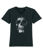 Silver Skull Tricou mânecă scurtă guler V Bărbat Presenter