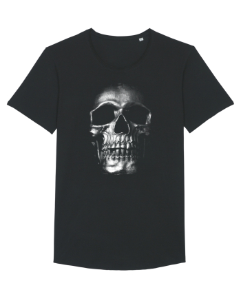 Silver Skull Black