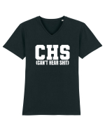 CHS Can't Hear Shit Tricou mânecă scurtă guler V Bărbat Presenter