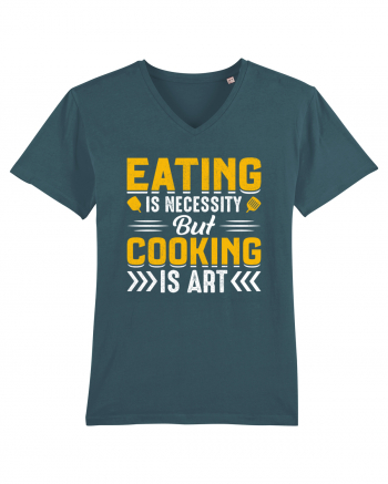 Eating is necessity but cooking is art Stargazer