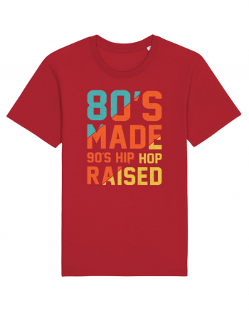 80's Made 90's Hip Hop Raised Red