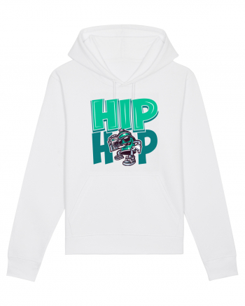 Hip Hop Graffiti White