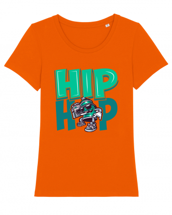 Hip Hop Graffiti Bright Orange