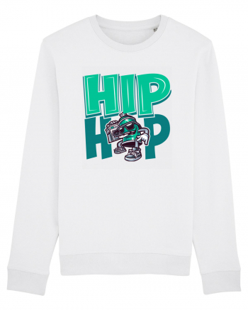 Hip Hop Graffiti White