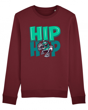 Hip Hop Graffiti Burgundy