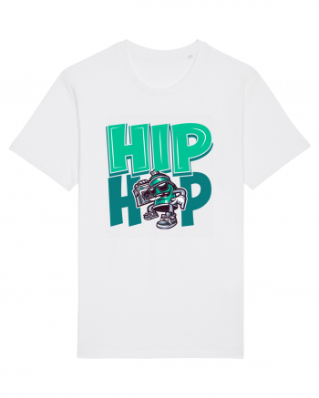 Hip Hop Graffiti White